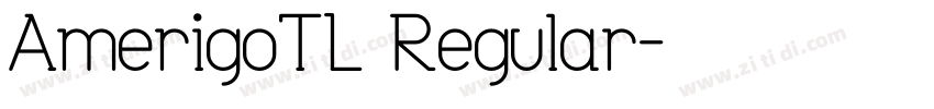 AmerigoTL Regular字体转换